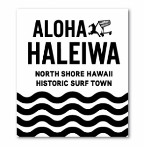 ハレイワハッピーマーケット ステッカー ALOHA ウェーブ HHM065 おしゃれ ハワイ ノースショア グッズ