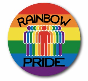 レインボー ステッカー レインボープライド ヒューマン RAINBOW PRIDE HUMAN RB007 LGBT 応援 グッズ
