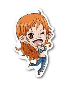 ワンピース SDキャラ ミニ ナミ LCS711 ONE PIECE ステッカー キャラクター ライセンス商品 グッズ ジャンプ マンガ アニメ