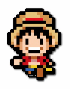 ピクセルワンピース ステッカー ルフィ 新世界ver ノーマルサイズ OPX010 ONE PIECE ドット絵 グッズ