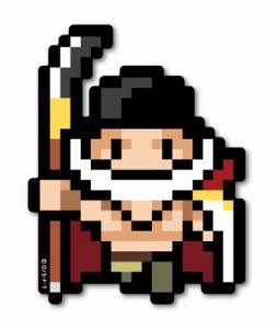 ピクセルワンピース ステッカー 白ひげ ノーマルサイズ OPX033 ONE PIECE ドット絵 グッズ