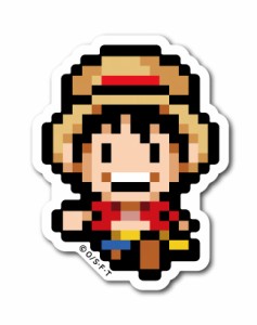 ピクセルワンピース ステッカー ルフィ 新世界ver ミニサイズ OPX010S ONE PIECE ドット絵 グッズ