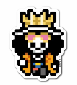 ピクセルワンピース ステッカー ブルック 新世界ver ミニサイズ OPX018S ONE PIECE ドット絵 グッズ