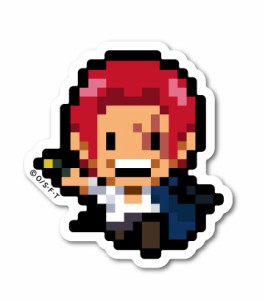 ピクセルワンピース ステッカー シャンクス ミニサイズ OPX020S ONE PIECE ドット絵 グッズ