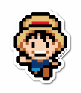 ピクセルワンピース ステッカー ルフィ 幼少期 ミニサイズ OPX028S ONE PIECE ドット絵 グッズ