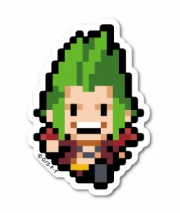 ピクセルワンピース ステッカー バルトロメオ ミニサイズ OPX031S ONE PIECE ドット絵 グッズ