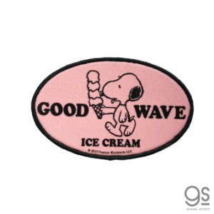 スヌーピー サーフボードステッカー good wave アイス キャラクターステッカー サーフィン ネオプレン PEANUTS 防水 SNP19038