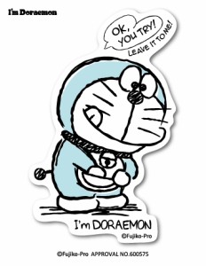 ドラえもん 透明ステッカー DORAEMON トライ LCS738 おしゃれ ステッカー サンリオ グッズ