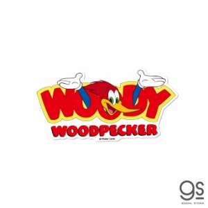 ウッドペッカー ダイカットステッカー WOODY WOODPECKER WIDELOGO ユニバーサル キャラクター woody Woodpecker イラスト WWP010