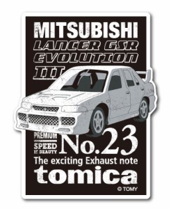 大人トミカステッカー mitsubishi lancer gsr evolution3 トミカ TOMICA 車 Mサイズ LCS850 グッズ