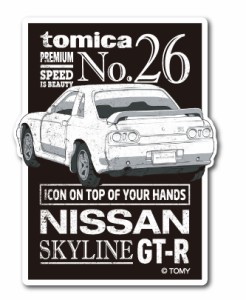 大人トミカステッカー nissan skyline gtr トミカ TOMICA 車 Mサイズ LCS851 グッズ