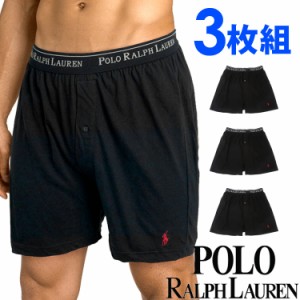 【SALE 30%OFF】[送料無料] POLO RALPH LAUREN ポロ ラルフローレン メンズ クラシックフィット スリーニット ボクサーパンツ ブラック 3