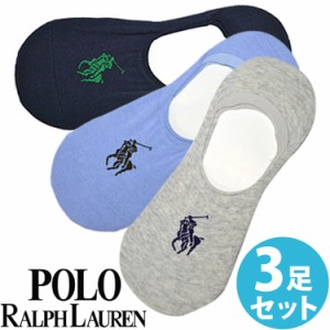 【SALE 10%OFF】[送料無料] POLO RALPH LAUREN ポロ ラルフローレン メンズ ビッグポニー ポロプレイヤー インナーソックス 紺アソート3