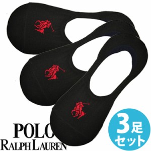 【SALE 10%OFF】[送料無料] POLO RALPH LAUREN ポロ ラルフローレン メンズ ビッグポニー ポロプレイヤー カバー ソックス 3足セット 靴