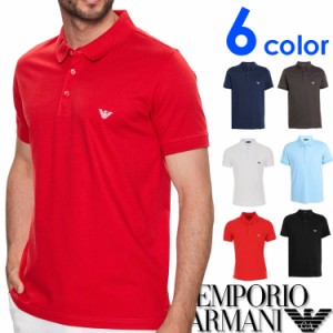 【閉店セール40%OFF】【6/11(火)まで】EMPORIOARMANI[エンポリオアルマーニ]メンズ ポロシャツ 半袖Tシャツ EMBROIDERY LOGO ロゴ イーグ