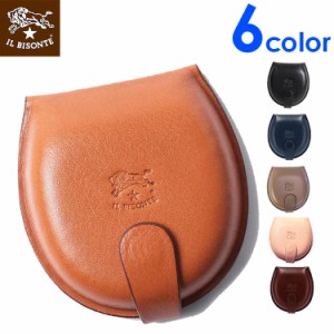 【SALE 20%OFF】IL BISONTE イルビゾンテ コインケース コインパース 6色展開 馬蹄型 イタリア フィレンツェ Coin Case 財布 レザー 本革