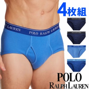 【SALE 30%OFF】[送料無料] POLO RALPH LAUREN ポロ ラルフローレン メンズ クラシックコットン ローライズ ボクサーパンツ 紺アソート 4