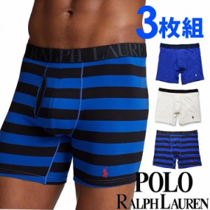 【閉店セール40%OFF】【6/11(火)まで】POLO RALPH LAUREN ポロ ラルフローレン メンズ クラシックフィット ボクサーパンツ 3枚セット ホ