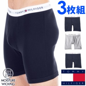 【閉店セール40%OFF】【6/11(火)まで】TOMMY HILFIGER トミーヒルフィガー メンズ  吸湿発散性 コットン クラシック ボクサーパンツ 3枚