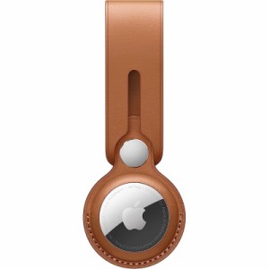 Apple/アップル Leather Loop for AirTag エアタグ用レザーループ MX4A2ZM/A（サドルブラウン）（純正品）（アウトレット品）