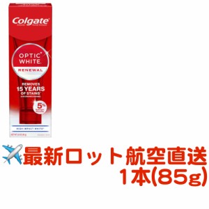 Colgate/コルゲート オプティックホワイト リニューアル ハイインパクトホワイト ホーム ホワイトニング 歯磨き粉（1本・85g）