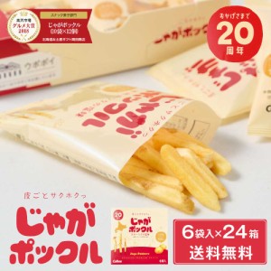 じゃがポックル カルビー ポテトファーム 6袋入x24個セット(1ケース) 送料無料 お菓子 お土産 北海道 ギフト 薯条三兄弟 おみやげ 父の日