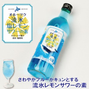 チューハイ オホーツク流氷塩レモンサワーの素 500ml 網走ビール レモンサワー 希釈l 1本 網走ビール 発泡酒 ビール 流氷 オホーツク お