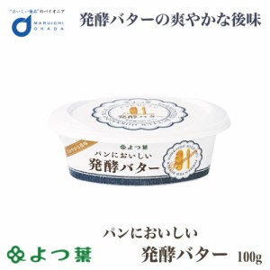 よつ葉 パンにおいしい発酵バター 100g バター 有塩 北海道 お土産 よつ葉乳業 ギフト 生キャラメル 母の日 プレゼント