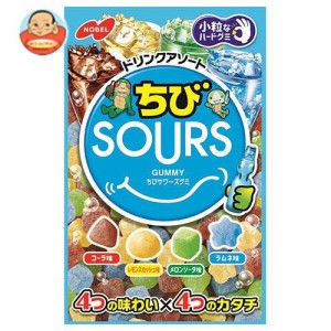 ノーベル製菓 ちびサワーズ(SOURS) ドリンクアソート 80g×6袋入×(2ケース)｜ 送料無料