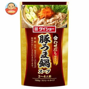 ダイショー 合わせだし仕立て 豚うま鍋スープ 750g×10袋入｜ 送料無料