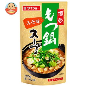 ダイショー 博多もつ鍋スープ みそ味 750g×10袋入｜ 送料無料