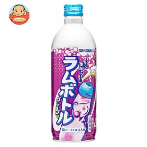 サンガリア グレープラムボトル 500gボトル缶×24本入×(2ケース)｜ 送料無料