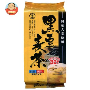 宇治の露製茶 宇治の露 黒豆入り麦茶 ティーバッグ 8g×32P×15袋入｜ 送料無料