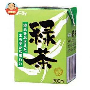 南日本酪農協同 デーリィ 緑茶 200ml紙パック×24本入×(2ケース)｜ 送料無料