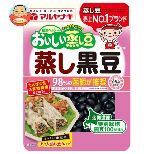 マルヤナギ おいしい蒸し豆 蒸し黒豆 60g×12袋入×(2ケース)｜ 送料無料