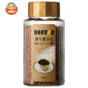 ドトールコーヒー 香り豊かなおいしい一杯 80g瓶×12本入｜ 送料無料