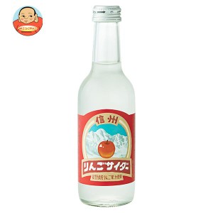 友桝飲料 信州りんごサイダー 245ml瓶×24本入｜ 送料無料