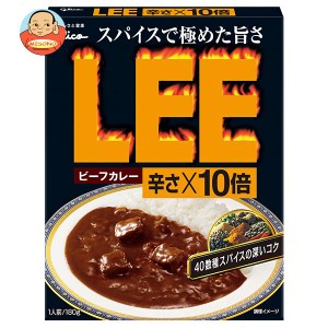 江崎グリコ ビーフカレーLEE 辛さ×10倍 180g×10個入×(2ケース)｜ 送料無料