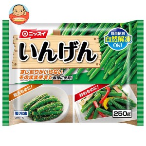 【冷凍商品】ニッスイ いんげん 250g×12袋入｜ 送料無料