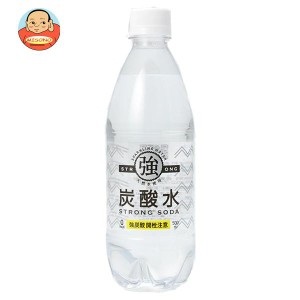 友桝飲料 強炭酸水 500mlペットボトル×24本入×(2ケース)｜ 送料無料