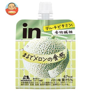 森永製菓 inゼリー フルーツ食感 メロン味 150gパウチ×36本入｜ 送料無料