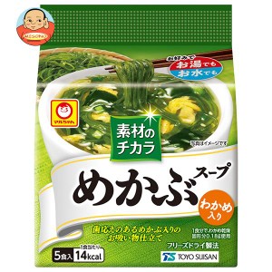 東洋水産 マルちゃん 素材のチカラ めかぶスープ (4.7g×5食)×6袋入｜ 送料無料