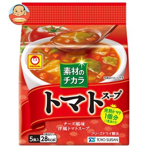 東洋水産 マルちゃん 素材のチカラ トマトスープ (8.1g×5食)×6袋入｜ 送料無料