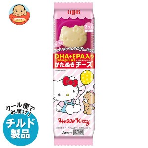 【チルド(冷蔵)商品】QBB ハローキティかたぬきチーズ DHA・EPA入り 30g×6袋入×(2ケース)｜ 送料無料