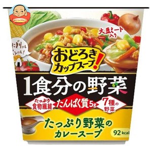 アサヒグループ食品 おどろき野菜 1食分の野菜 たっぷり野菜のカレースープ 26.9g×6個入×(2ケース)｜ 送料無料