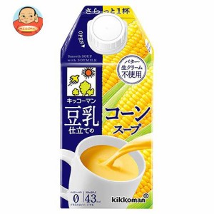 紀文 豆乳仕立てのコーンスープ 500ml紙パック×12本入×(2ケース)｜ 送料無料