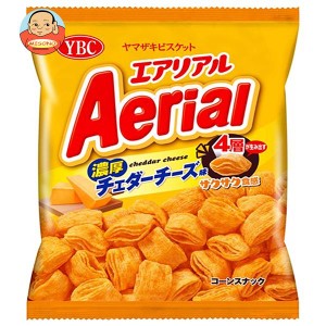 【送料無料・メーカー/問屋直送品・代引不可】ヤマザキビスケット エアリアル 濃厚チェダーチーズ味 65g×12袋入