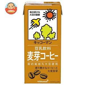 キッコーマン 豆乳飲料 麦芽コーヒー 1000ml紙パック×12(6×2)本入×(2ケース)｜ 送料無料