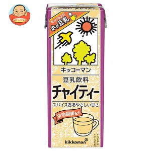 キッコーマン 豆乳飲料 チャイティー 200ml紙パック×18本入｜ 送料無料