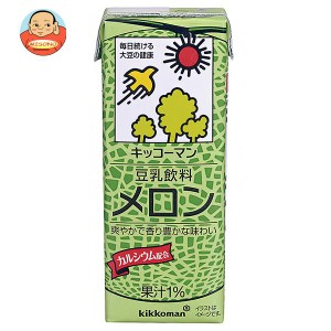 キッコーマン 豆乳飲料 メロン 200ml紙パック×18本入｜ 送料無料